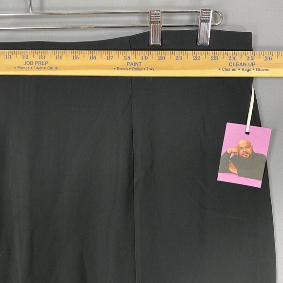 Sergio Hudson x Target Skirt Womens 3X Black Pencil High Waist Slit Business - Picture 6 of 8